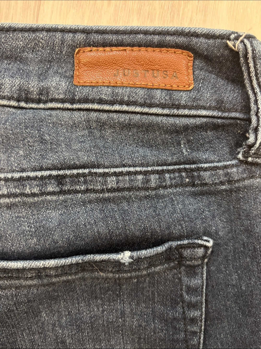 Just USA Women's Skinny Jeans in Dark and Medium Blue (Bundle) - Picture 5 of 14